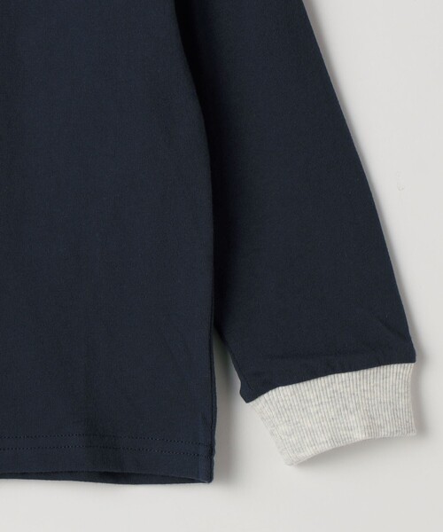 SHIPS（シップス）の「THE PARK SHOP:115～145cm /SPORTS RIB ロングスリーブ Tシャツ（Tシャツ/カットソー・キッズ・ライトグレー・115/125）」の4枚目の写真