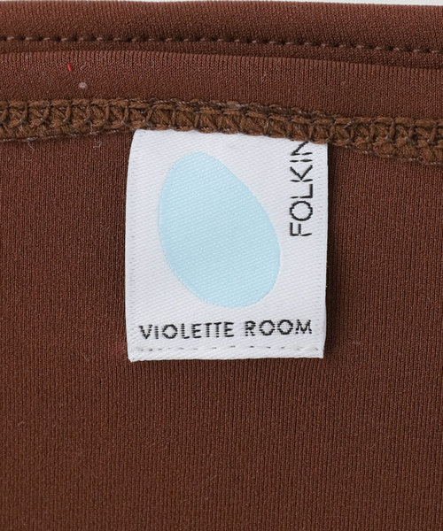 IENA(イエナ)の「FOLKIN' VIOLETTE ROOM AQUA SWIM BANDEAU TOPS バンドゥ FVR25407(チューブトップ・レディース・ブラウン・FREE)」の8枚目の写真
