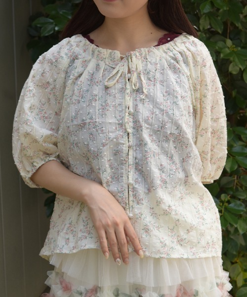 axes femme（アクシーズファム）の「花柄ブラウス（シャツ/ブラウス・レディース・ブルー/ピンク・FREE）」の20枚目の写真