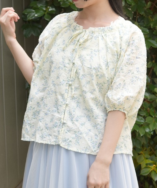 axes femme（アクシーズファム）の「花柄ブラウス（シャツ/ブラウス・レディース・ブルー/ピンク・FREE）」の19枚目の写真