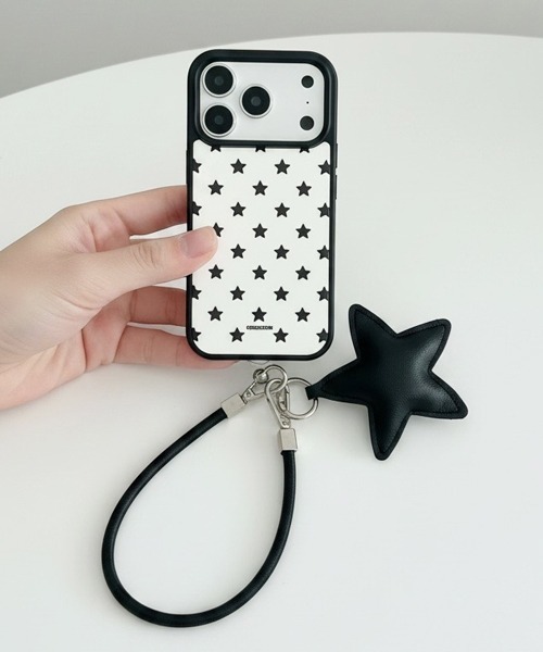 Fun & Daily(ファンアンドデイリー)の「Star Charm iPhone 16 17 Case(スマホケース/カバー・レディース・ブラック・iPhone 17 Pro Max/iPhone 17 Pro/iPhone 17/iPhone 16 Pro Max/iPhone 16 Pro/iPhone 16)」の1枚目の写真