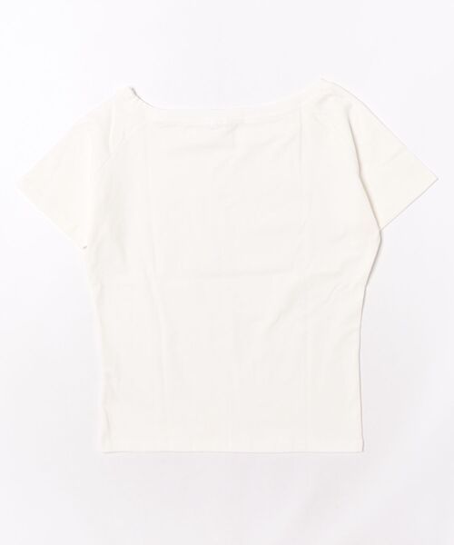 HALEY PESCA(ヘーリーペスカ)の「HALEY PESCA/カウガールプリントワンショルダーオーバーTシャツ(Tシャツ/カットソー・レディース・ホワイト・MEDIUM)」の2枚目の写真