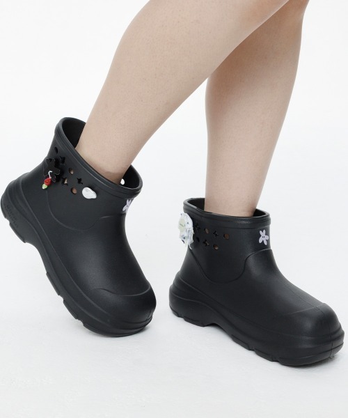 ROCKFISH WEATHERWEAR（ロックフィッシュウェザーウェア）の「[x OHESHIO] HAYDEN BOOTS（ブーツ・レディース・ブラック/ホワイト・25.0cm/24.0cm/23.0cm）」の3枚目の写真