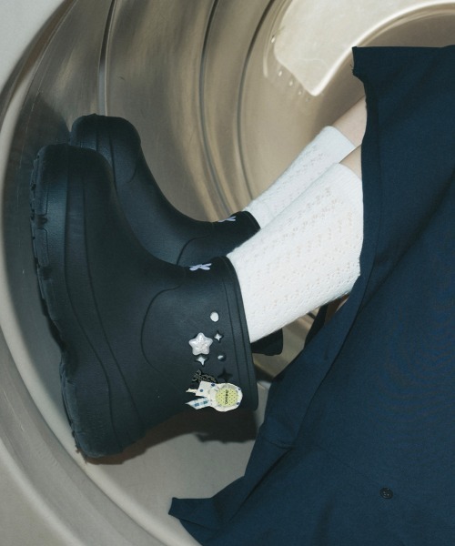 ROCKFISH WEATHERWEAR（ロックフィッシュウェザーウェア）の「[x OHESHIO] HAYDEN BOOTS（ブーツ・レディース・ブラック/ホワイト・25.0cm/24.0cm/23.0cm）」の5枚目の写真