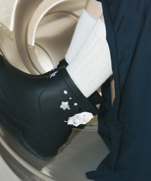 ROCKFISH WEATHERWEAR（ロックフィッシュウェザーウェア）の「[x OHESHIO] HAYDEN BOOTS（ブーツ・レディース・ブラック/ホワイト・25.0cm/24.0cm/23.0cm）」の6枚目の写真