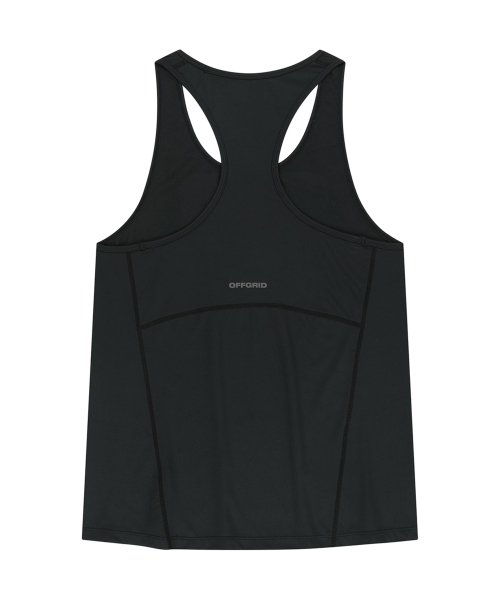 OFFGRID(オフグリッド)の「Wクーリアアスキントレイルタンクトップ-ブラック(Tシャツ/カットソー・レディース・その他・SMALL/MEDIUM)」の2枚目の写真