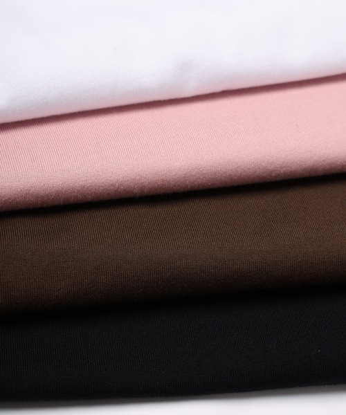 CULLNI(クルニ)の「CULLNI Embroidery Patch Short Sleeve Pullover(Tシャツ/カットソー・メンズ・ブラック/ブラウン/ピンク/ホワイト・1/2/0)」の8枚目の写真