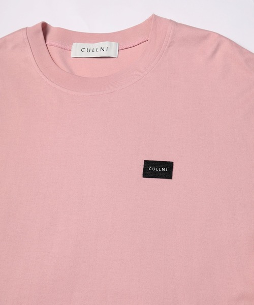 CULLNI(クルニ)の「CULLNI Embroidery Patch Short Sleeve Pullover(Tシャツ/カットソー・メンズ・ブラック/ブラウン/ピンク/ホワイト・1/2/0)」の14枚目の写真