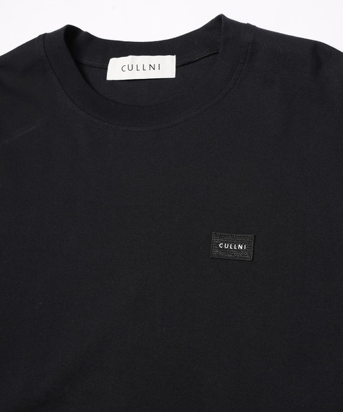 CULLNI(クルニ)の「CULLNI Embroidery Patch Short Sleeve Pullover(Tシャツ/カットソー・メンズ・ブラック/ブラウン/ピンク/ホワイト・1/2/0)」の6枚目の写真