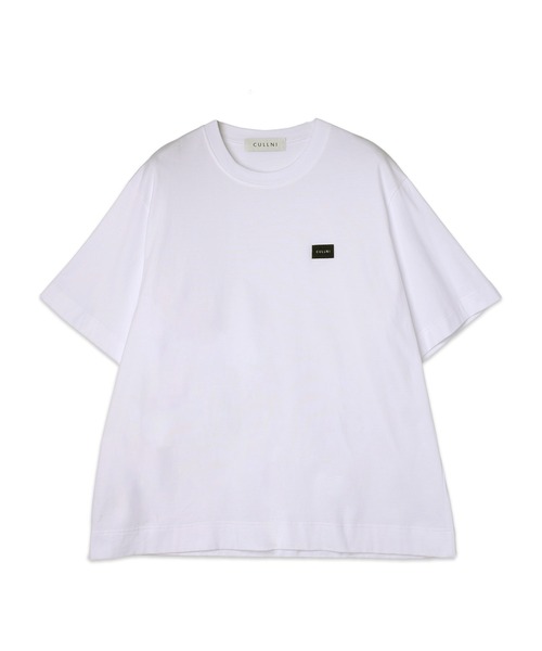 CULLNI(クルニ)の「CULLNI Embroidery Patch Short Sleeve Pullover(Tシャツ/カットソー・メンズ・ブラック/ブラウン/ピンク/ホワイト・1/2/0)」の9枚目の写真