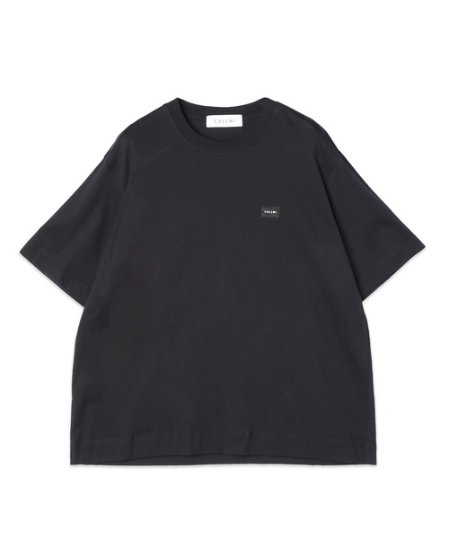 CULLNI(クルニ)の「CULLNI Embroidery Patch Short Sleeve Pullover(Tシャツ/カットソー・メンズ・ブラック/ブラウン/ピンク/ホワイト・1/2/0)」の5枚目の写真
