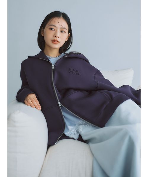 Mila Owen(ミラオーウェン)の「【WEB限定】レースヘムTシャツ(Tシャツ/カットソー・レディース・ホワイト/ライトブルー/ブラック・F)」の12枚目の写真