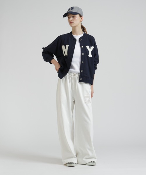 AVIREX(アヴィレックス)の「SIGNATURE VARSITY LOGO SWEAT PANTS(スウェットパンツ・レディース・グレー/オフホワイト/ブラック・S/M)」の21枚目の写真
