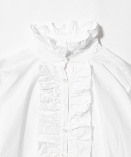 UNITED ARROWS(ユナイテッドアローズ)の「<dahl’ia>フリル ロングスリーブ ブラウス(シャツ/ブラウス・レディース・ホワイト・FREE)」の3枚目の写真