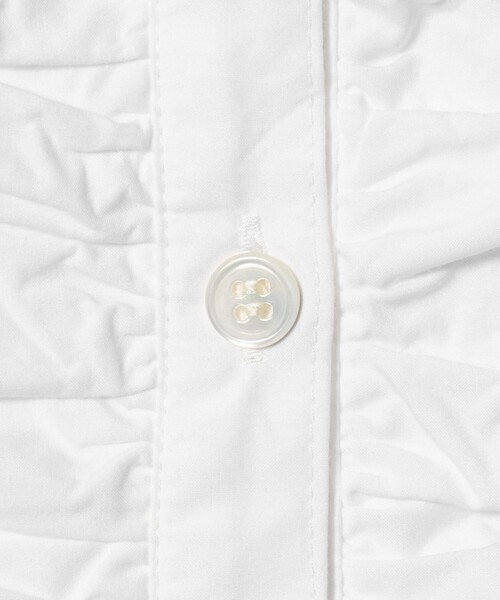 UNITED ARROWS(ユナイテッドアローズ)の「<dahl’ia>フリル ロングスリーブ ブラウス(シャツ/ブラウス・レディース・ホワイト・FREE)」の5枚目の写真