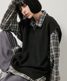 suzuki takayuki カシミヤ100% ニットベスト knitted vest（ベスト）｜suzuki takayuki（スズキタカユキ）の