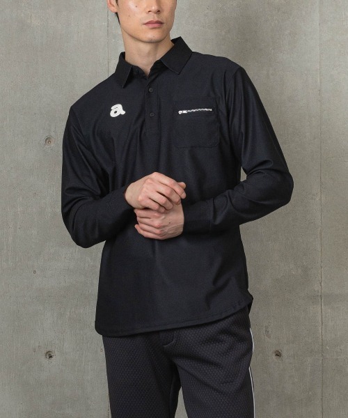 archivio(アルチビオ)の「<MENS>ZIPポケットUV冷感ポロシャツ(ポロシャツ・メンズ・ブラック/ネイビー/ホワイト・M/L/LL)」の10枚目の写真