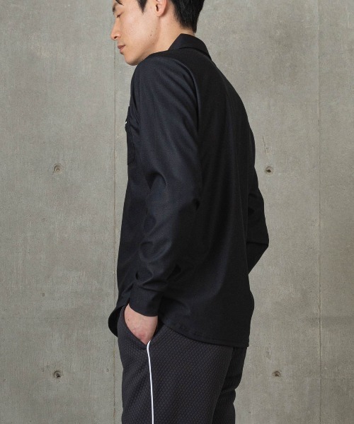 archivio(アルチビオ)の「<MENS>ZIPポケットUV冷感ポロシャツ(ポロシャツ・メンズ・ブラック/ネイビー/ホワイト・M/L/LL)」の11枚目の写真