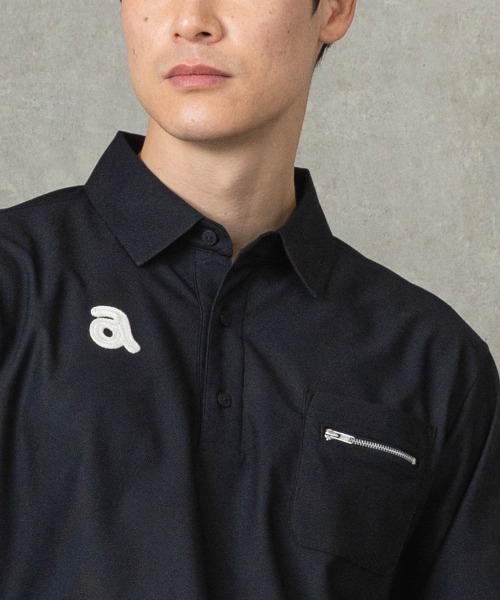 archivio(アルチビオ)の「<MENS>ZIPポケットUV冷感ポロシャツ(ポロシャツ・メンズ・ブラック/ネイビー/ホワイト・M/L/LL)」の15枚目の写真