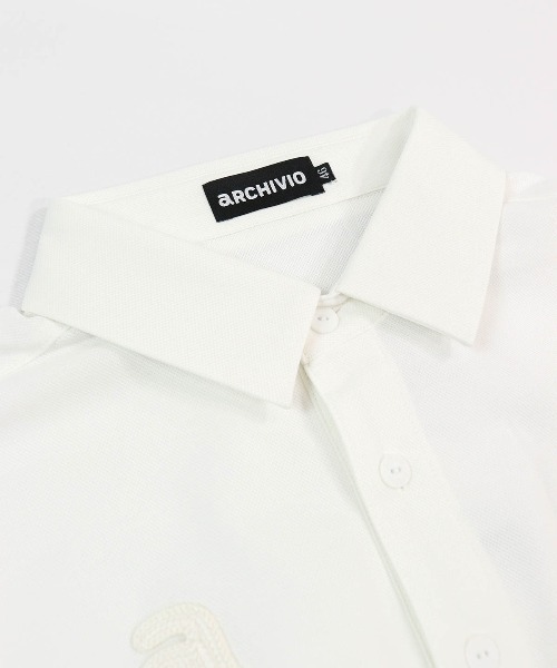 archivio(アルチビオ)の「<MENS>ZIPポケットUV冷感ポロシャツ(ポロシャツ・メンズ・ブラック/ネイビー/ホワイト・M/L/LL)」の18枚目の写真