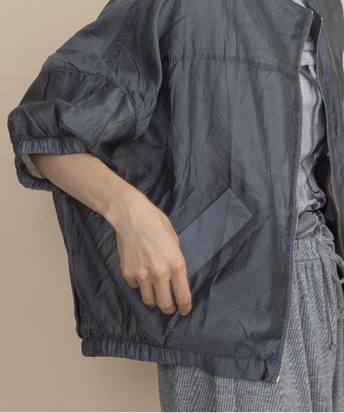 lodie(ロディ)の「シアージップブルソン(シャツ/ブラウス・レディース・グレー/ブラック・FREE)」の10枚目の写真