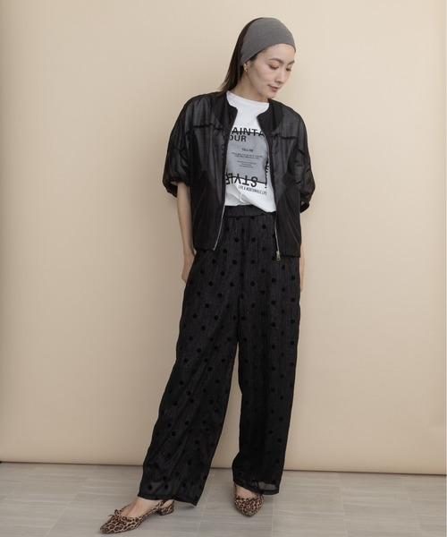 lodie(ロディ)の「シアージップブルソン(シャツ/ブラウス・レディース・グレー/ブラック・FREE)」の19枚目の写真
