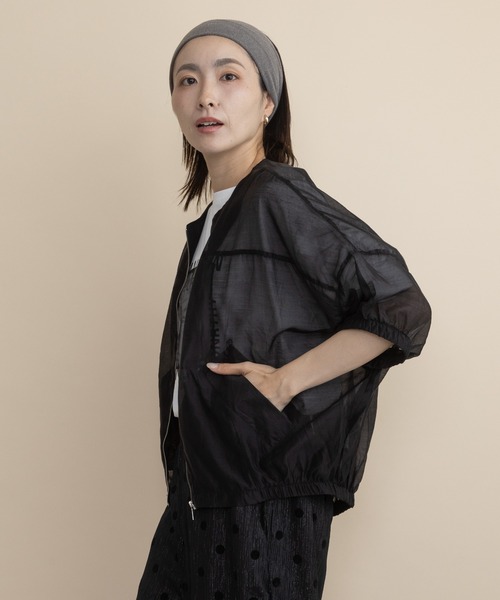 lodie(ロディ)の「シアージップブルソン(シャツ/ブラウス・レディース・グレー/ブラック・FREE)」の20枚目の写真