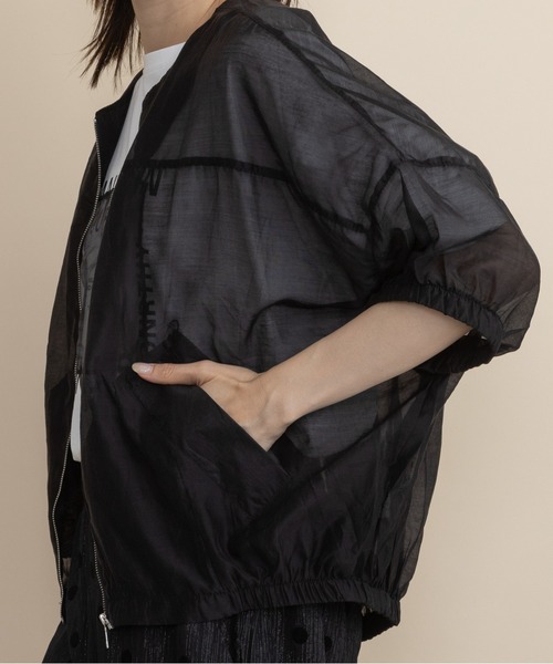 lodie(ロディ)の「シアージップブルソン(シャツ/ブラウス・レディース・グレー/ブラック・FREE)」の21枚目の写真