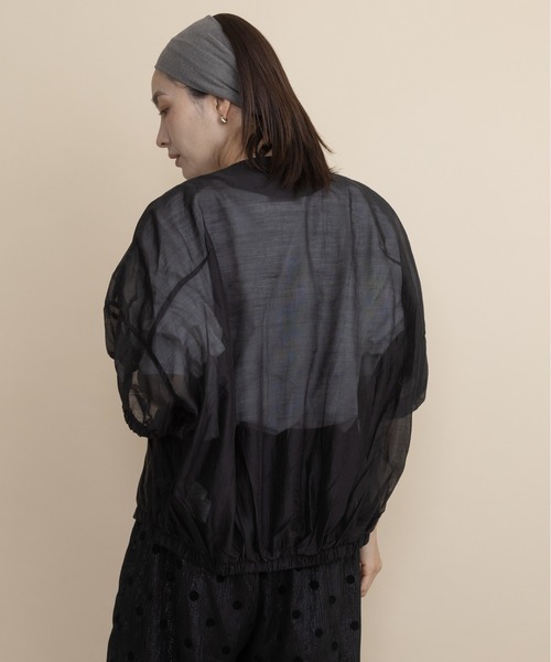 lodie(ロディ)の「シアージップブルソン(シャツ/ブラウス・レディース・グレー/ブラック・FREE)」の22枚目の写真