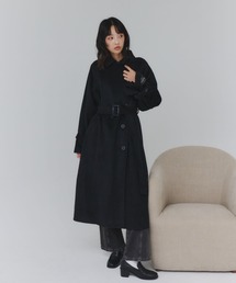 2wayウールトレンチロングコート