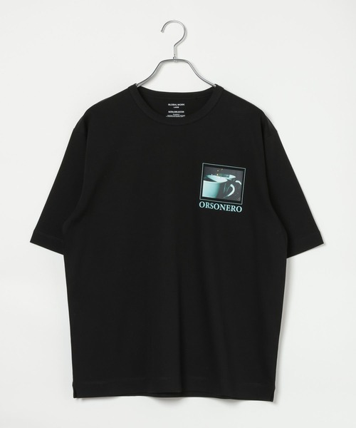GLOBAL WORK(グローバルワーク)の「【Orsonero Coffee】リッチクリーンTEE半袖Tシャツ/1055478(Tシャツ/カットソー・メンズ・ブラック/その他1/その他2/その他・MEDIUM/X-LARGE/LARGE/SMALL)」の2枚目の写真