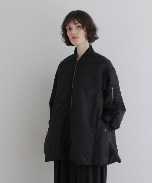 LE PHIL(ルフィル)の「◆ナイロンウエストベルトパフィージャケット(ブルゾン・レディース・ボルドー/ブラック・F)」の5枚目の写真