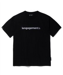 リラックスフィットスモールストーリーロゴ刺繍半袖Tシャツ[ブラック]