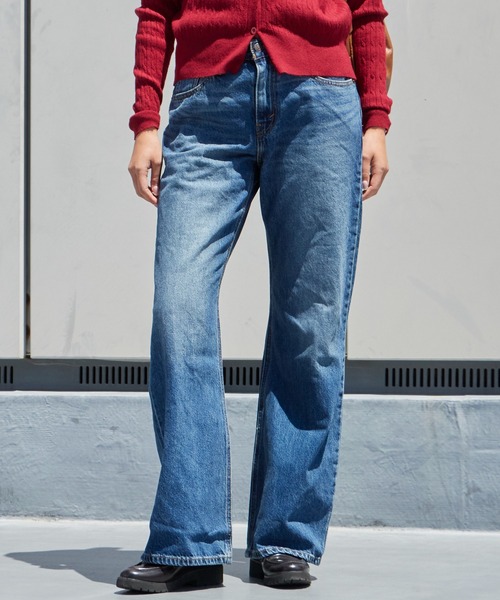 Levi's（リーバイス）の「【BLACKPINKロゼ着用アイテム】LEVI'S/リーバイス LOOSE BOOT ジーンズ デニムパンツ ブーツカット ミッドライズデザイン レディース カジュアル 2026年秋冬 秋服（デニムパンツ・レディース・ライトブルー/インディゴブルー・25/26/27）」の18枚目の写真