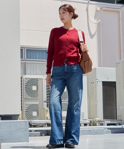 Levi's（リーバイス）の「【BLACKPINKロゼ着用アイテム】LEVI'S/リーバイス LOOSE BOOT ジーンズ デニムパンツ ブーツカット ミッドライズデザイン レディース カジュアル 2026年秋冬 秋服（デニムパンツ・レディース・ライトブルー/インディゴブルー・25/26/27）」の12枚目の写真