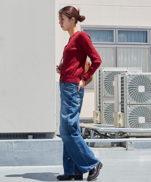 Levi's（リーバイス）の「【BLACKPINKロゼ着用アイテム】LEVI'S/リーバイス LOOSE BOOT ジーンズ デニムパンツ ブーツカット ミッドライズデザイン レディース カジュアル 2026年秋冬 秋服（デニムパンツ・レディース・ライトブルー/インディゴブルー・25/26/27）」の10枚目の写真
