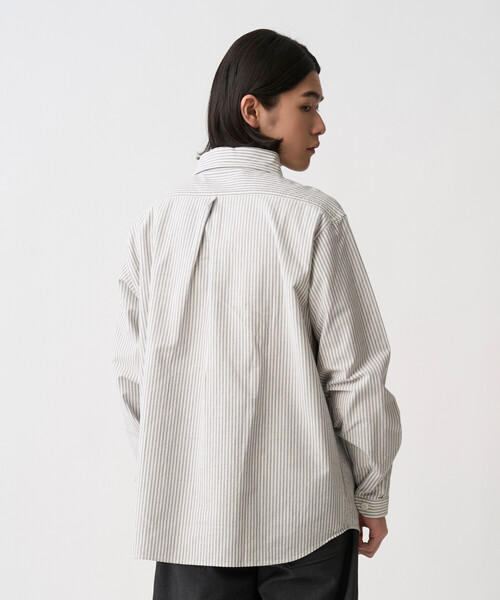 DANTON（ダントン）の「Men's Oxford Round Collar Pullover Shirt Pattern（シャツ/ブラウス・メンズ・ブラック系その他/ブルー系その他5・42/38/40/44）」の4枚目の写真