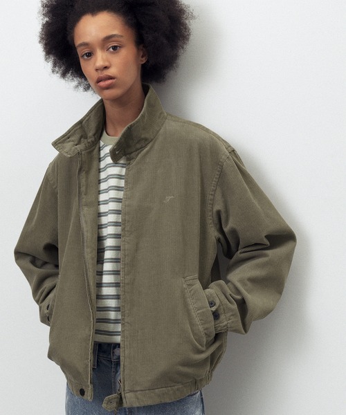 thisisneverthat(ディスイズネバーザット)の「Corduroy Harrington Jacket(ブルゾン・メンズ・ブラック系その他/ブルー系その他/オリーブドラブ・S/XL/L/M)」の13枚目の写真