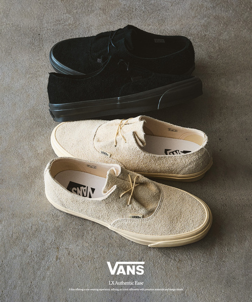 417 EDIFICE(フォーワンセブンエディフィス)の「VANS LX Authentic Ease(スニーカー・メンズ・ブラック/ベージュ・80/85/90/95/100)」の3枚目の写真