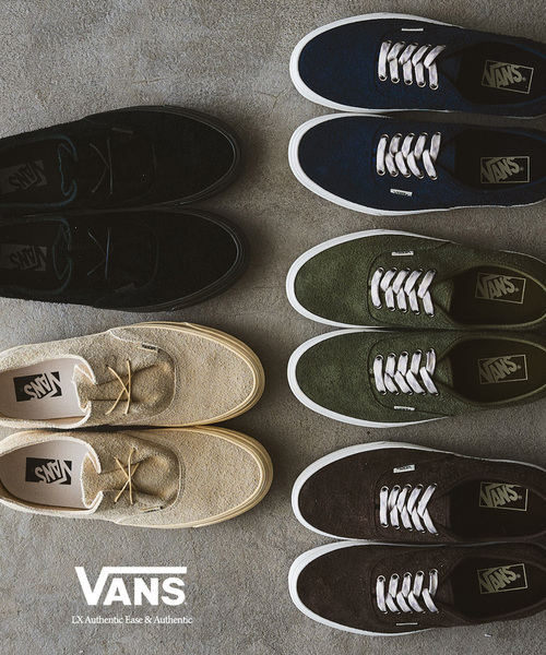 417 EDIFICE(フォーワンセブンエディフィス)の「VANS LX Authentic Ease(スニーカー・メンズ・ブラック/ベージュ・80/85/90/95/100)」の4枚目の写真