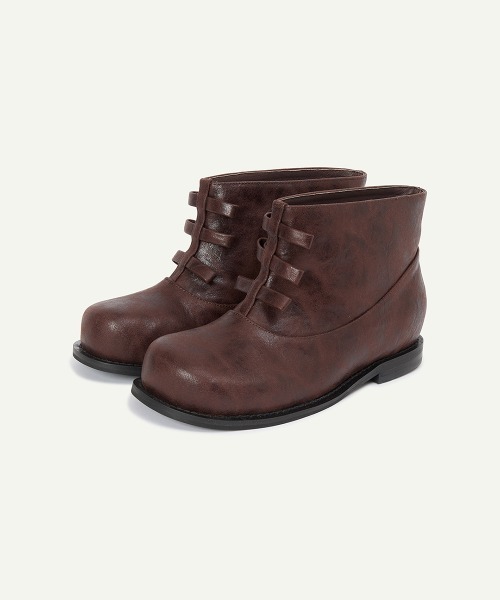 leinwande（ラインヴァンド）の「Ankle Boots / アンクルブーツ（ブーツ・レディース・BROWN/Black・36/37/38）」の9枚目の写真