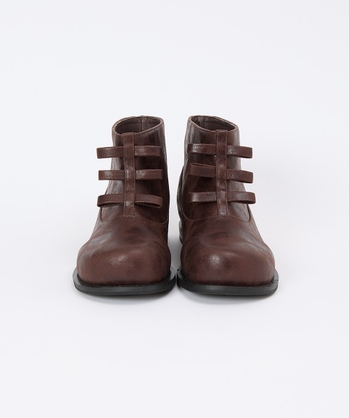 leinwande（ラインヴァンド）の「Ankle Boots / アンクルブーツ（ブーツ・レディース・BROWN/Black・36/37/38）」の10枚目の写真
