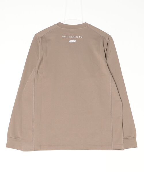 KEEN(キーン)の「Us4 HARVEST LOGO LS TEE / アスフォー ハーベスト ロゴ ロングスリーブ ティー(Tシャツ/カットソー・レディース・ベージュ・L/M/S)」の2枚目の写真