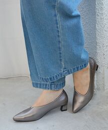 le.coeur blanc | 《WEB限定》アシンメトリーカットパンプス(パンプス)