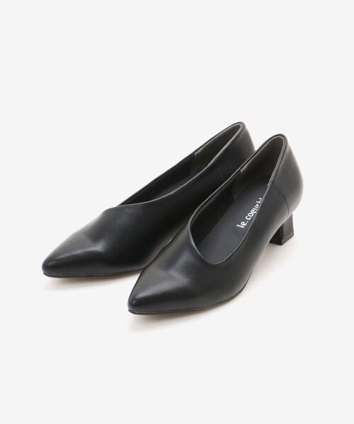 le.coeur blanc(ルクールブラン)の「《WEB限定》アシンメトリーカットパンプス(パンプス・レディース・ダークブラウン/シルバー/ブラック・36/39/38/37)」の16枚目の写真