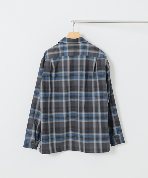 PENDLETON(ペンドルトン)の「PENDLETON(ペンドルトン) 別注 PURE WOOL チェック オープンカラーシャツ(シャツ/ブラウス・メンズ・チャコールグレー/ブラック・MEDIUM/LARGE)」の22枚目の写真