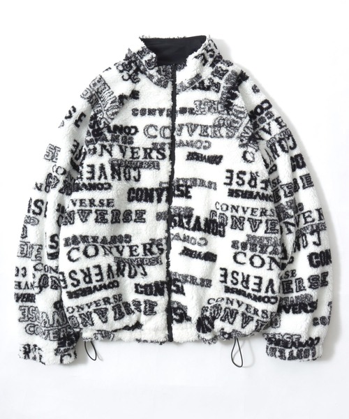 CONVERSE(コンバース)の「CONVERSE(コンバース)撥水ナイロン&ボア リバーシブルジャケットブルゾン/冬 アウター メンズ(ブルゾン・メンズ・ブラック×ホワイト/アイボリー/ブラック×ブラック/レッド・LL/L/M)」の10枚目の写真