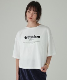 【La Hutte】刺繍ショートTシャツ