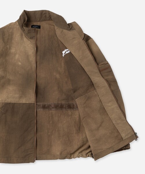 Saturdays Golf(サタデーズゴルフ)の「Marble Dyed Zip Blouson(ブルゾン・メンズ・グレー/ネイビー/ブラウン・S/M/L/XL)」の18枚目の写真