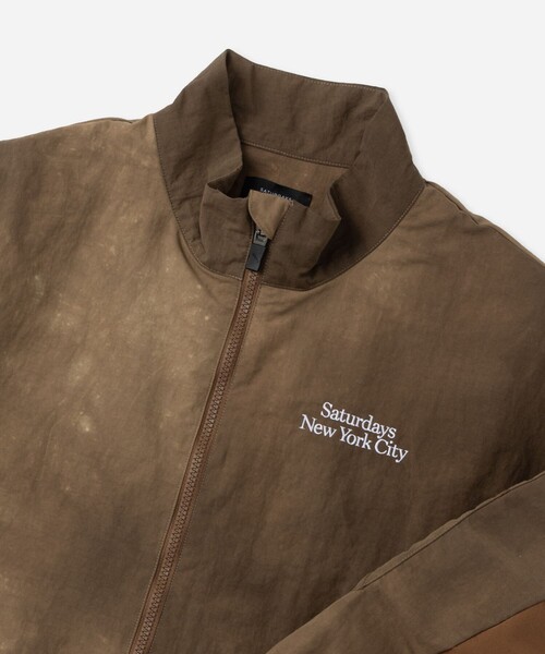 Saturdays Golf(サタデーズゴルフ)の「Marble Dyed Zip Blouson(ブルゾン・メンズ・グレー/ネイビー/ブラウン・S/M/L/XL)」の15枚目の写真